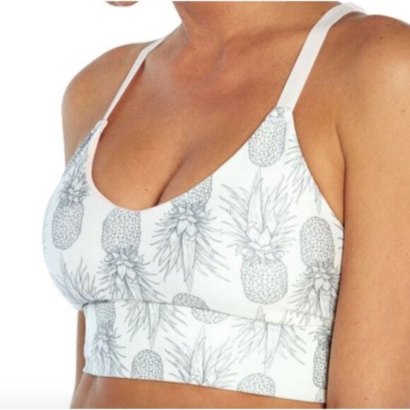 Wildfox Other - WILDFOX pineapple sketchy sports bra size S
